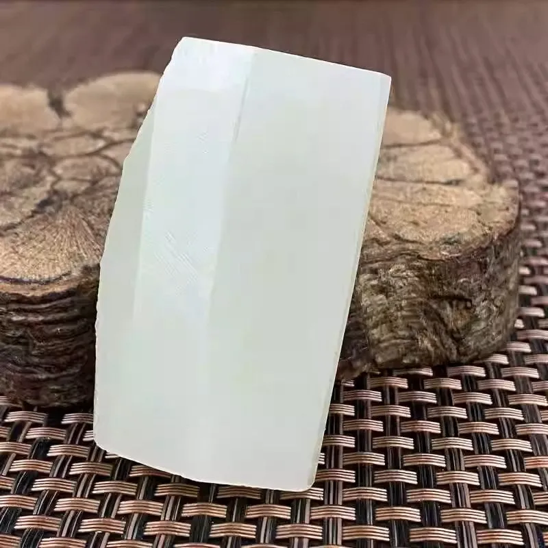 Natural Kunlun Jade Rough Nephrite Raw (78g,5.7X3.5X1.6cm)