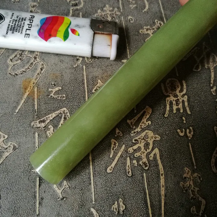 Natural Kunlun Jade Rough Nephrite Raw (79g, 11.5X1.7X1.7cm)