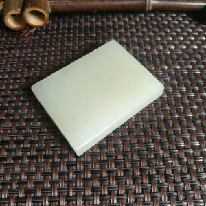 Natural Kunlun Jade Rough Nephrite Raw (81g,6X4.6X1cm)