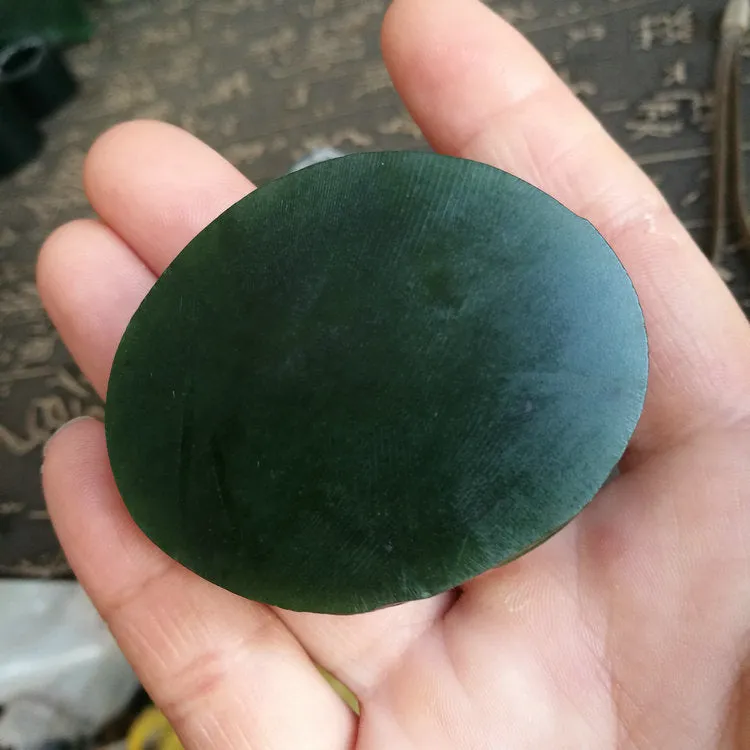 Natural Kunlun Jade Rough Nephrite Raw (82g, 5.2X4X1.6cm)