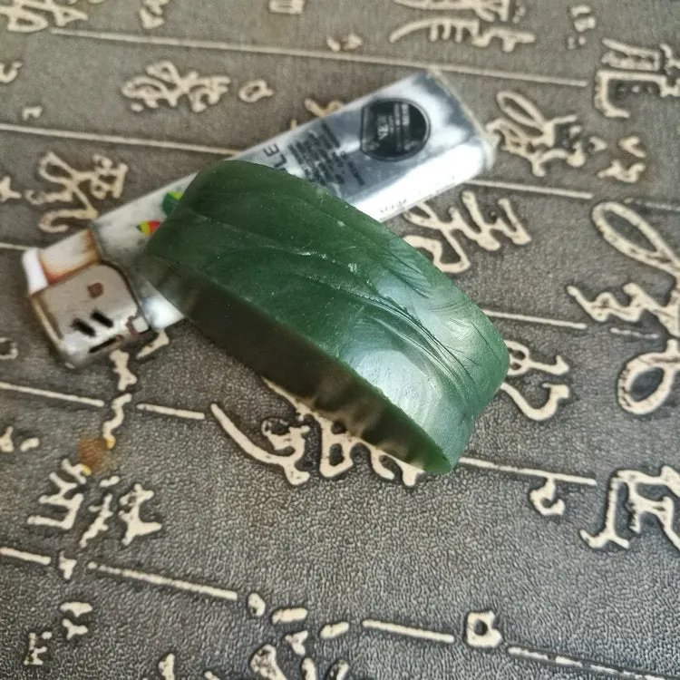 Natural Kunlun Jade Rough Nephrite Raw (82g, 5.2X4X1.6cm)