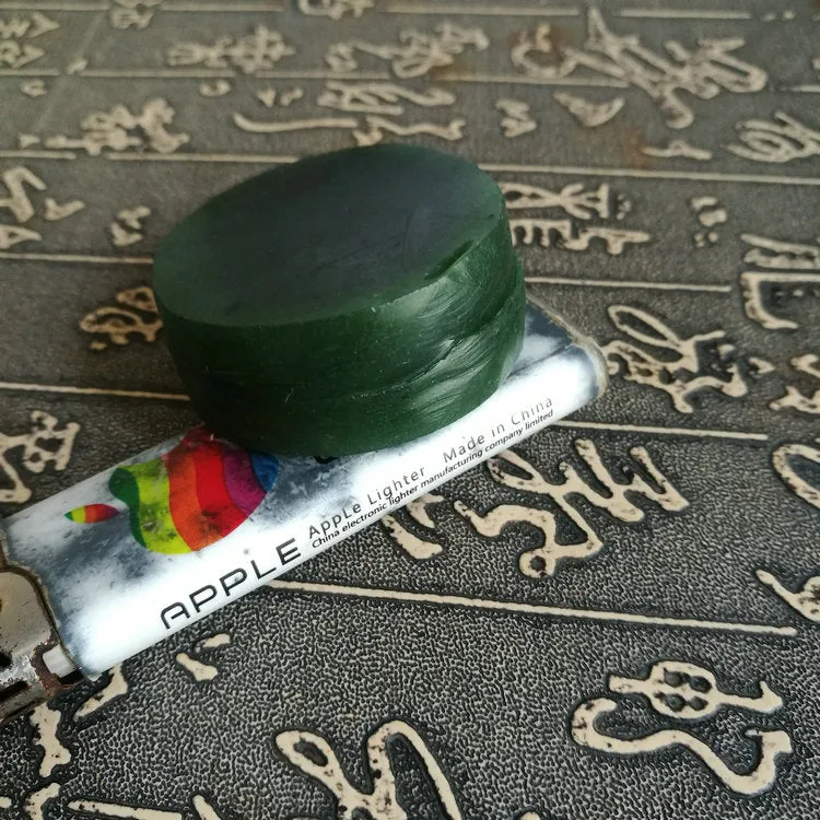 Natural Kunlun Jade Rough Nephrite Raw (82g, 5.2X4X1.6cm)