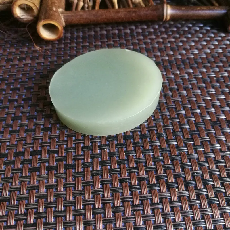 Natural Kunlun Jade Rough Nephrite Raw (82g,5.8X5X1.2cm)