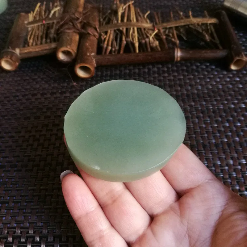 Natural Kunlun Jade Rough Nephrite Raw (82g,5.8X5X1.2cm)
