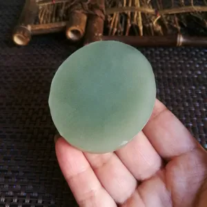 Natural Kunlun Jade Rough Nephrite Raw (82g,5.8X5X1.2cm)