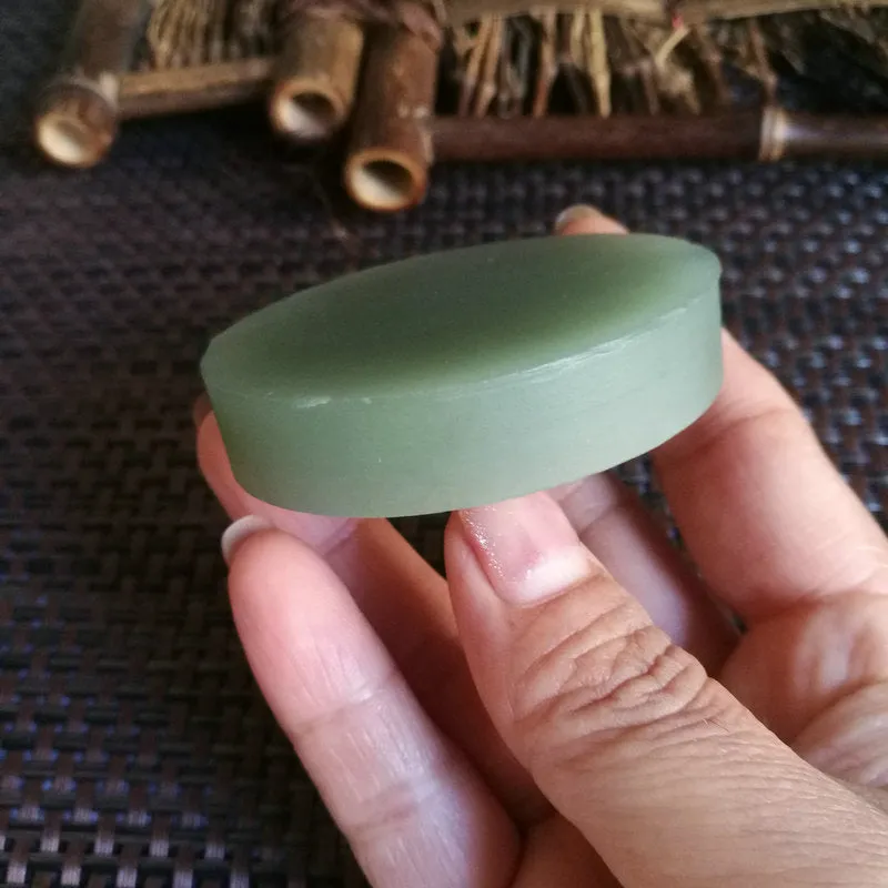 Natural Kunlun Jade Rough Nephrite Raw (82g,5.8X5X1.2cm)