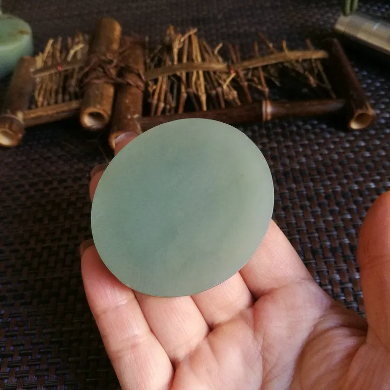 Natural Kunlun Jade Rough Nephrite Raw (82g,5.8X5X1.2cm)