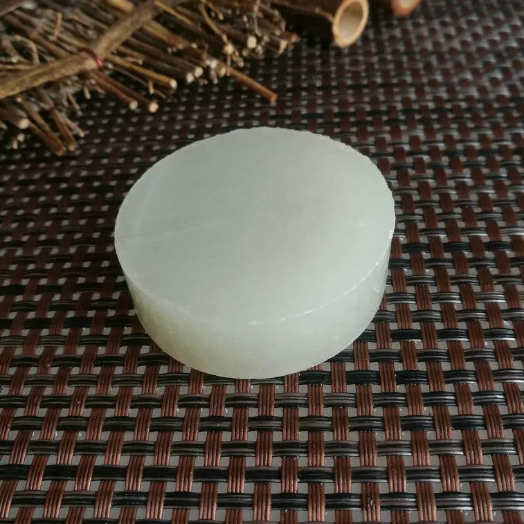 Natural Kunlun Jade Rough Nephrite Raw (90g, 5X1.6cm)