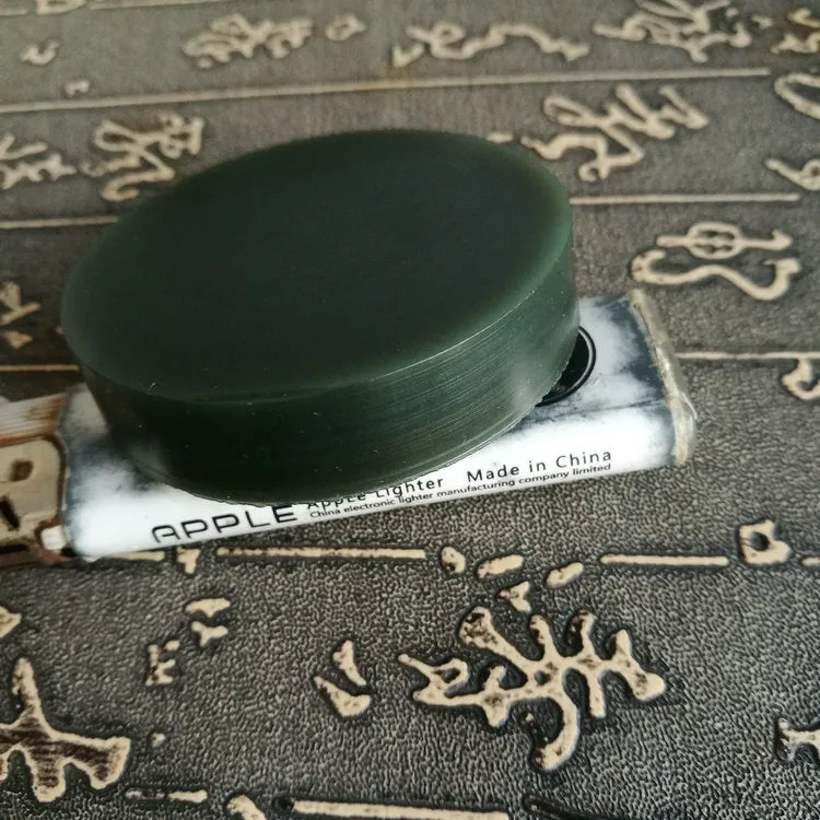 Natural Kunlun Jade Rough Nephrite Raw (93g, 5.6X1.3cm)