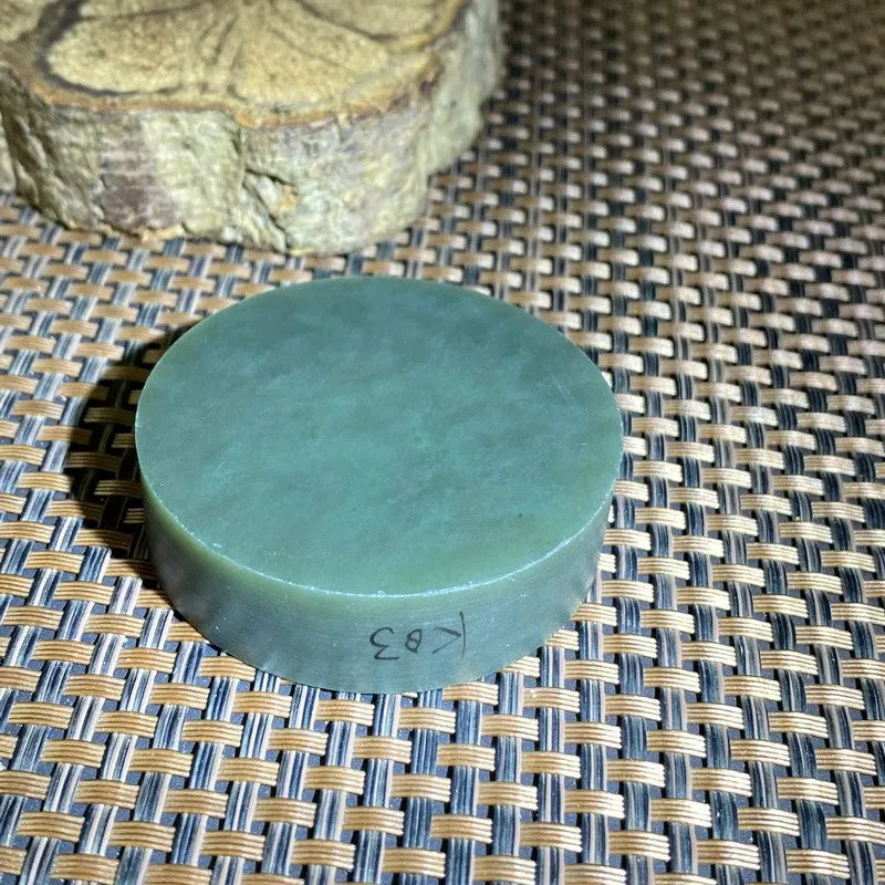 Natural Kunlun Jade Rough Nephrite Raw (99g,5.2X1.5cm)-S