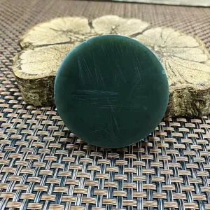 Natural Kunlun Jade Rough Nephrite Raw (99g,5.2X1.5cm)-S