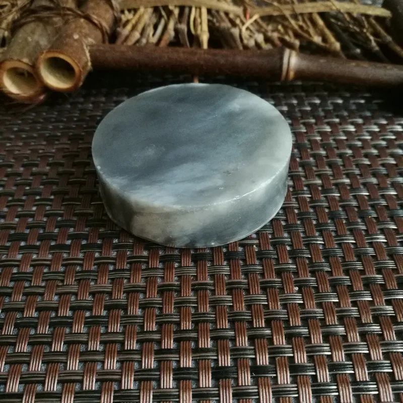 Natural Kunlun Jade Rough Nephrite Raw S-(106g,5.4X1.6cm)