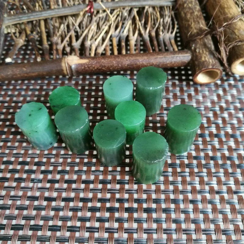 Natural Kunlun Jade Rough Nephrite Raw S-9 Pieces