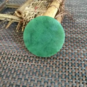 Natural Siberian Jade Rough Nephrite Raw (42g,5.5X0.6cm)