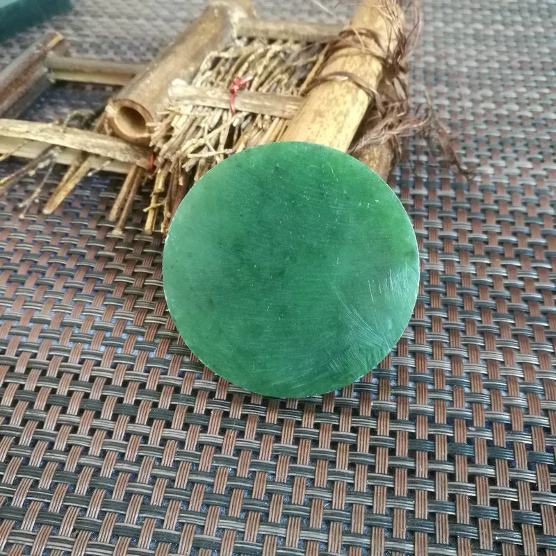 Natural Siberian Jade Rough Nephrite Raw (42g,5.5X0.6cm)