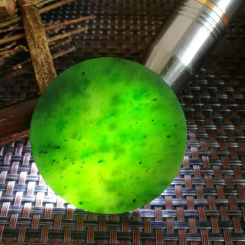 Natural Siberian Jade Rough Nephrite Raw (42g,5.5X0.6cm)