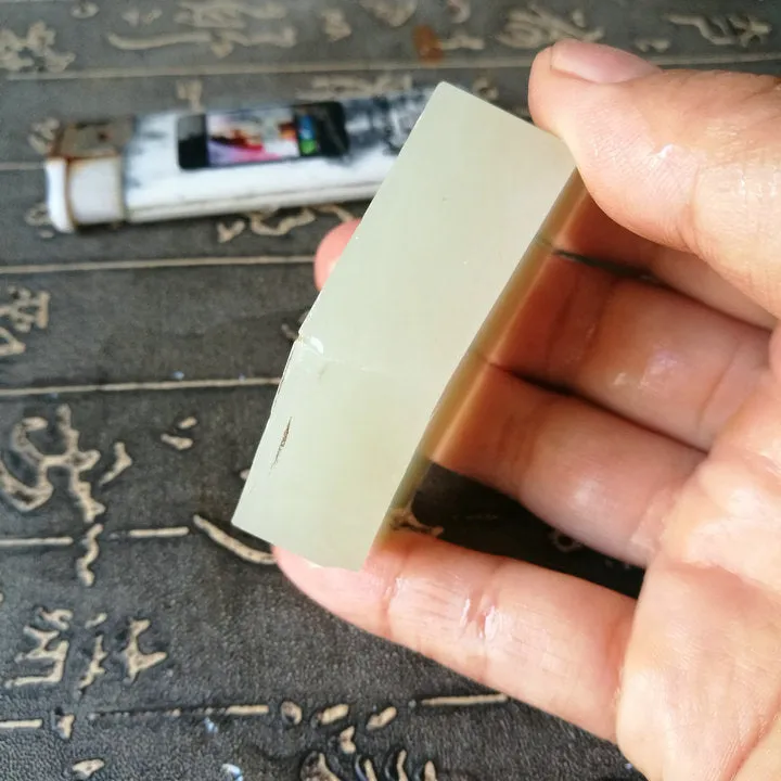 Natural Siberian Jade Rough Nephrite Raw (79g, 5.5X3.6X1.5cm)
