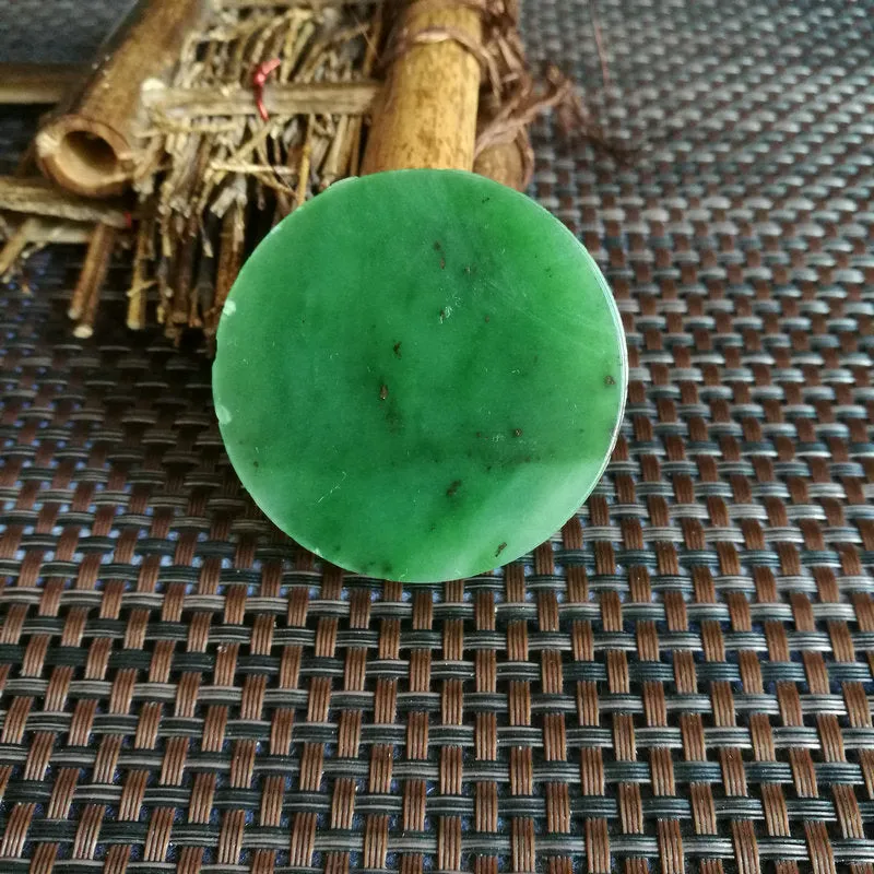 Natural Siberian Jade Rough Nephrite Raw (83g,4.8X1.55cm)