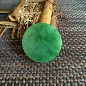 Natural Siberian Jade Rough Nephrite Raw (83g,4.8X1.55cm)