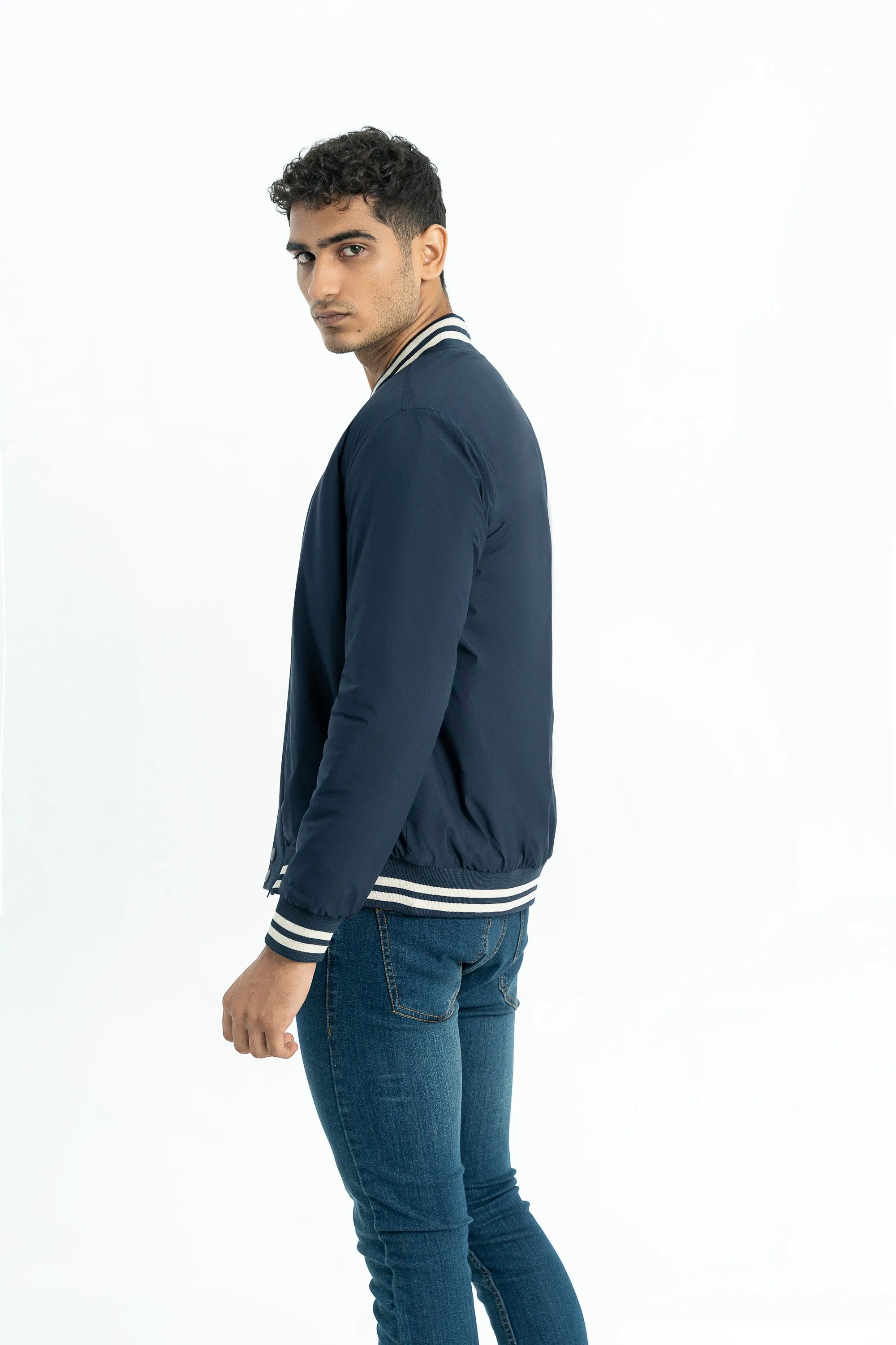 Navy Bomber Jacket