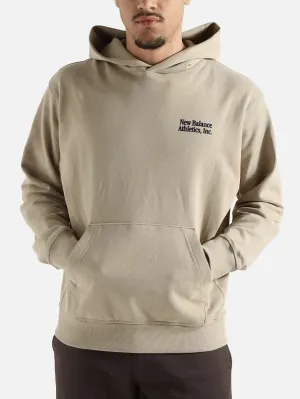 NB Athletics Embroidered Relaxed Hoodie "Beige"