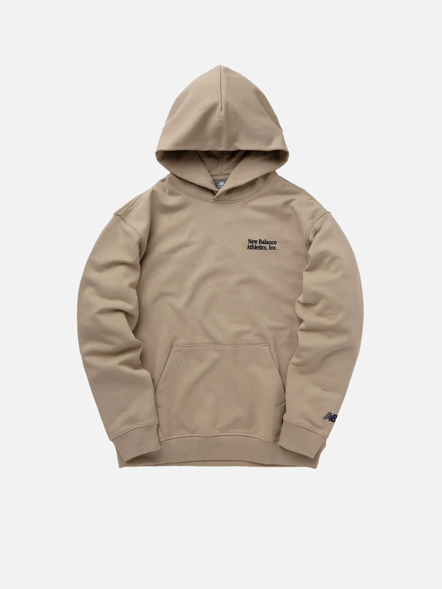 NB Athletics Embroidered Relaxed Hoodie "Beige"