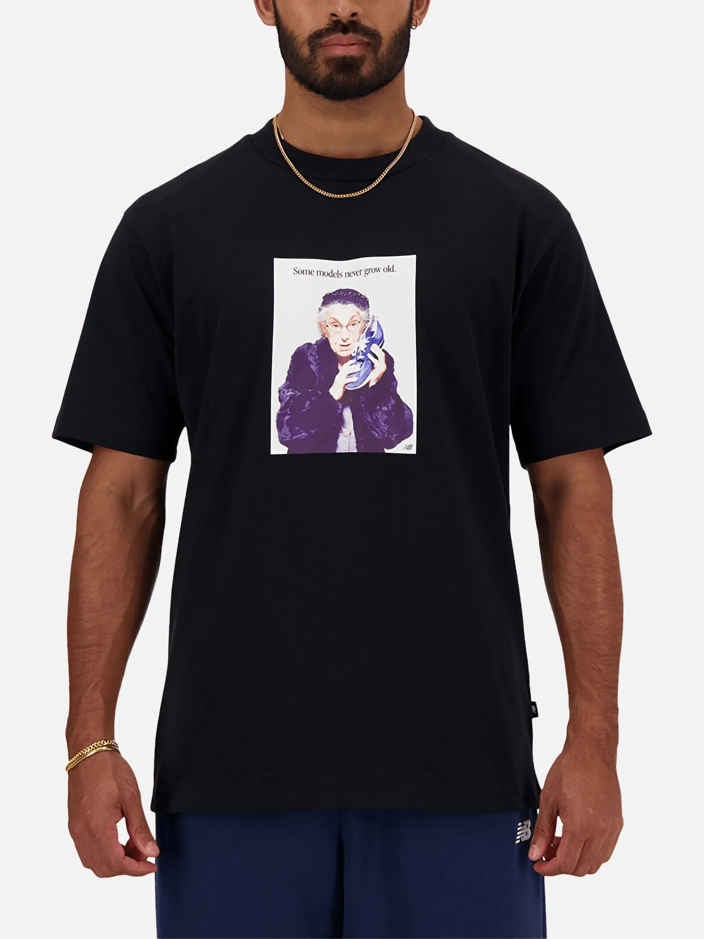 NB Athletics Models Never Age Relaxed Tee "Black"