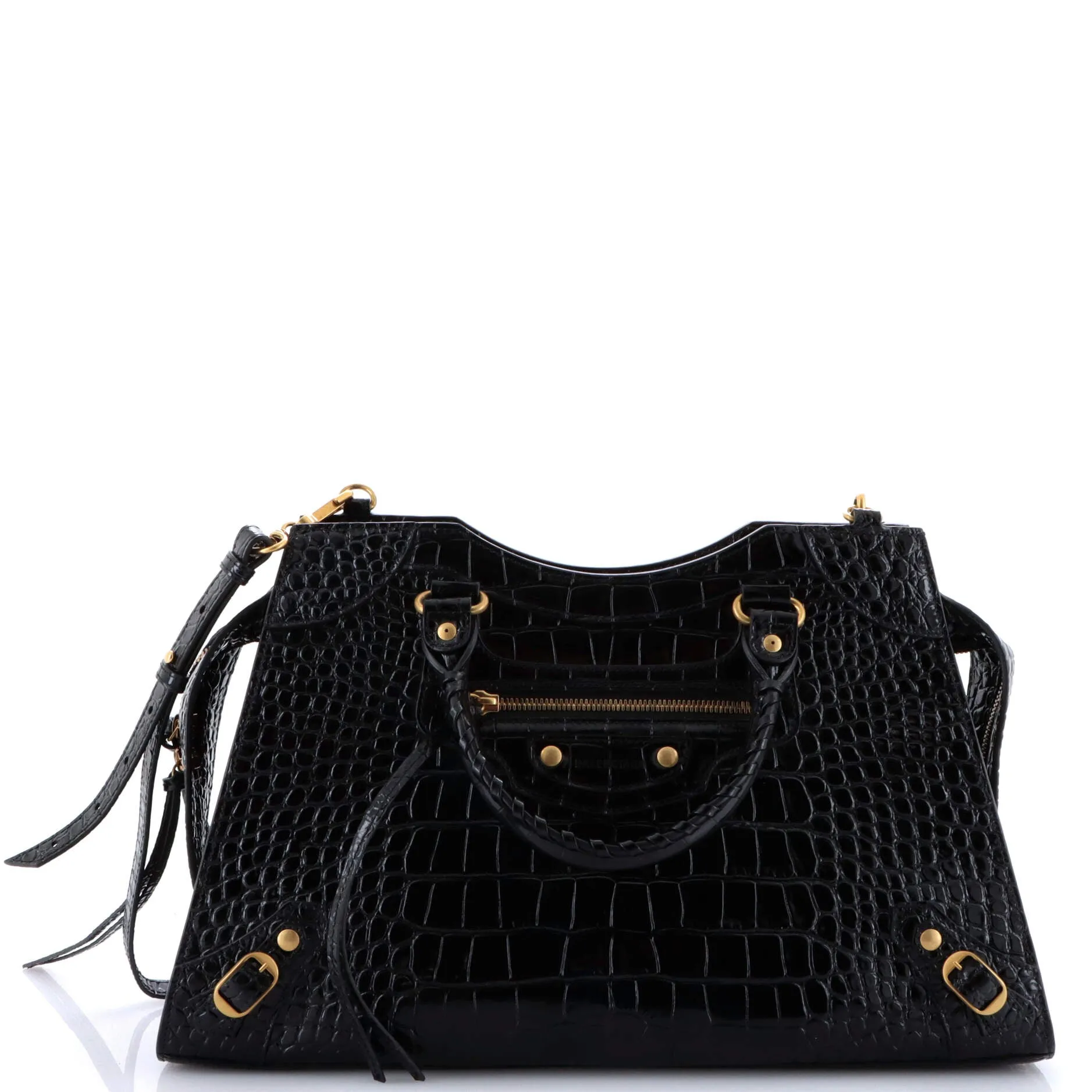 Neo Classic City Bag Crocodile Embossed Leather Medium