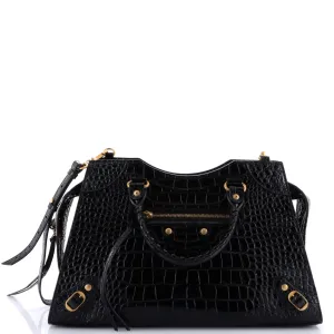 Neo Classic City Bag Crocodile Embossed Leather Medium