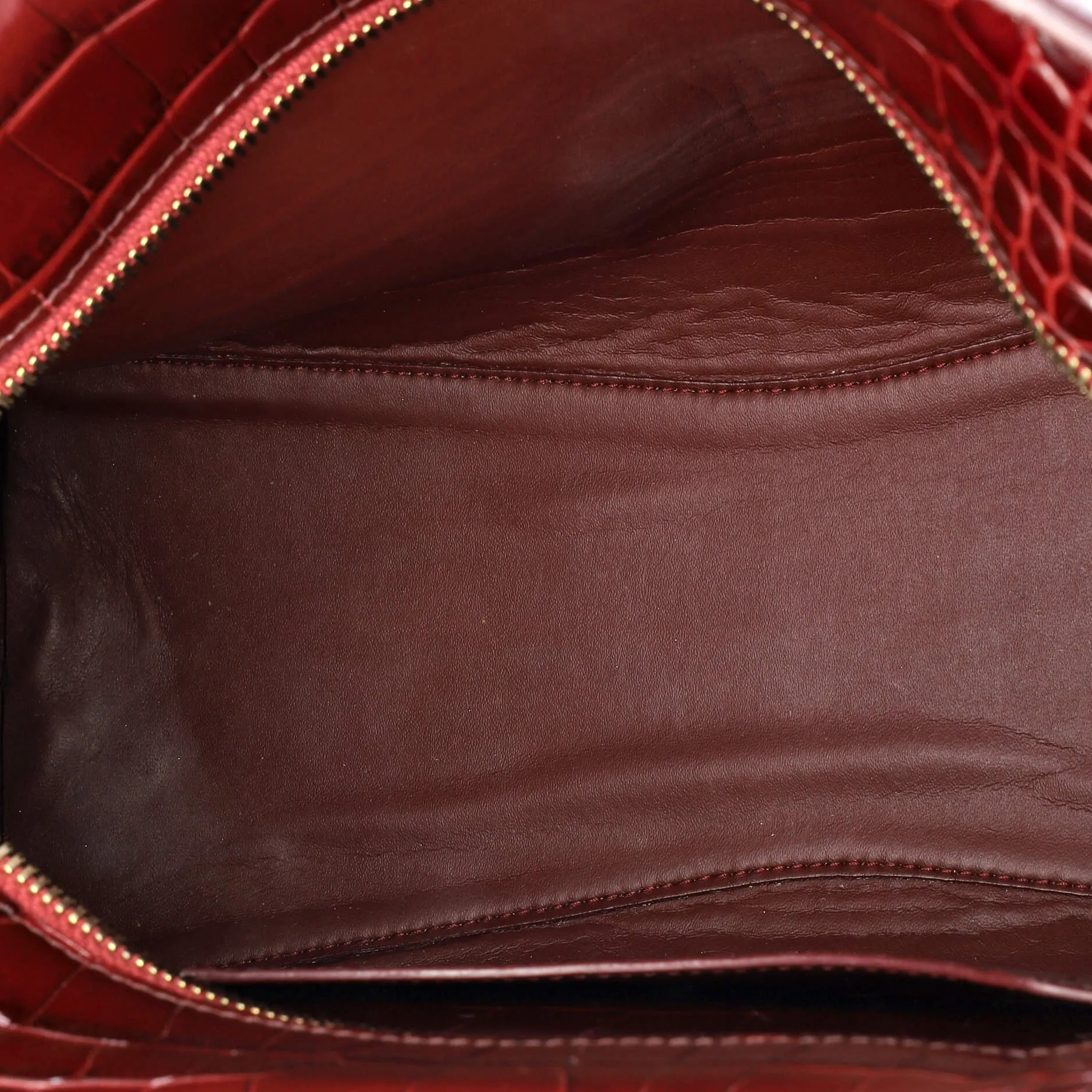 Neo Classic City Bag Crocodile Embossed Leather Small