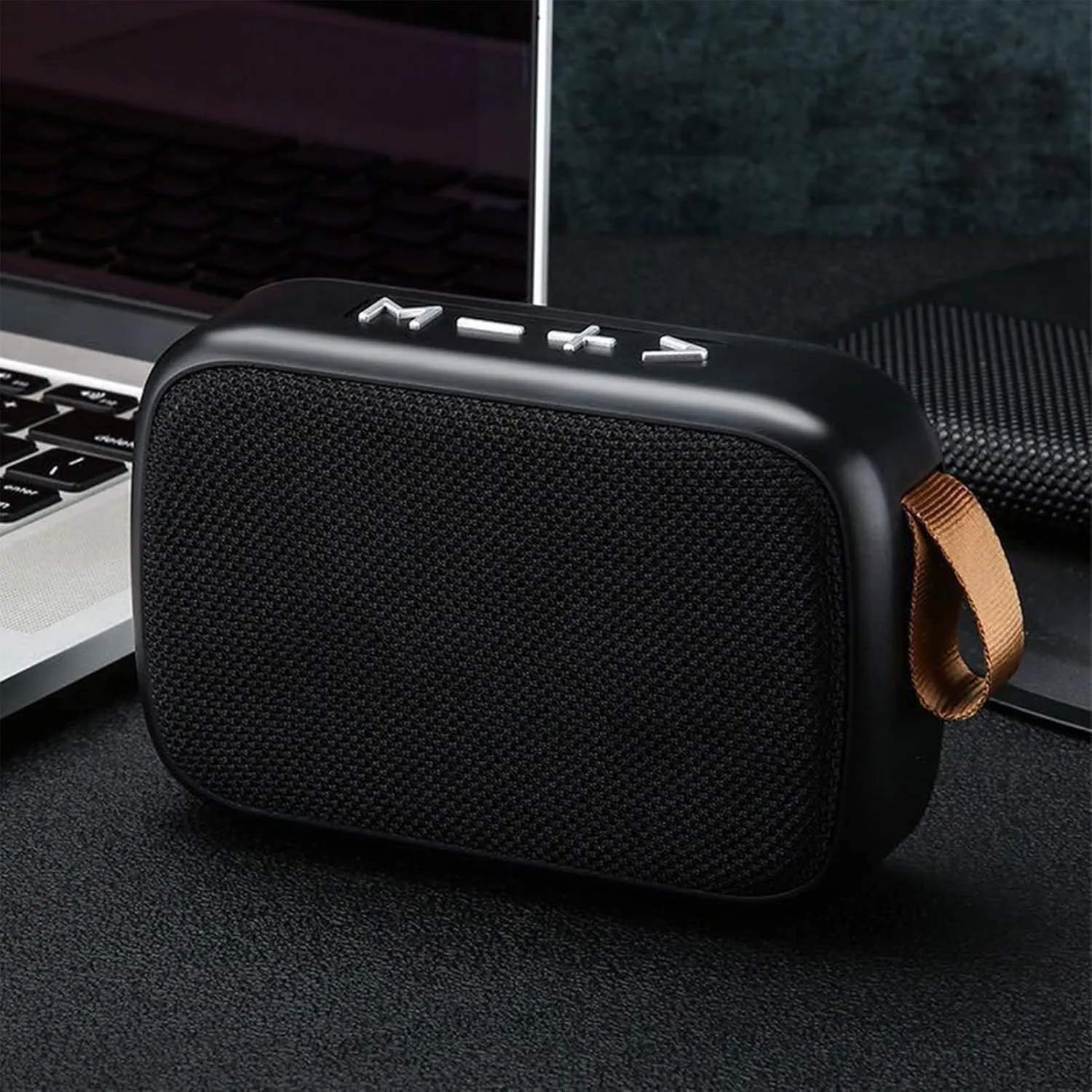 NEW Black, Portable Mini Speaker with Subwoofer and Memory Card Support,