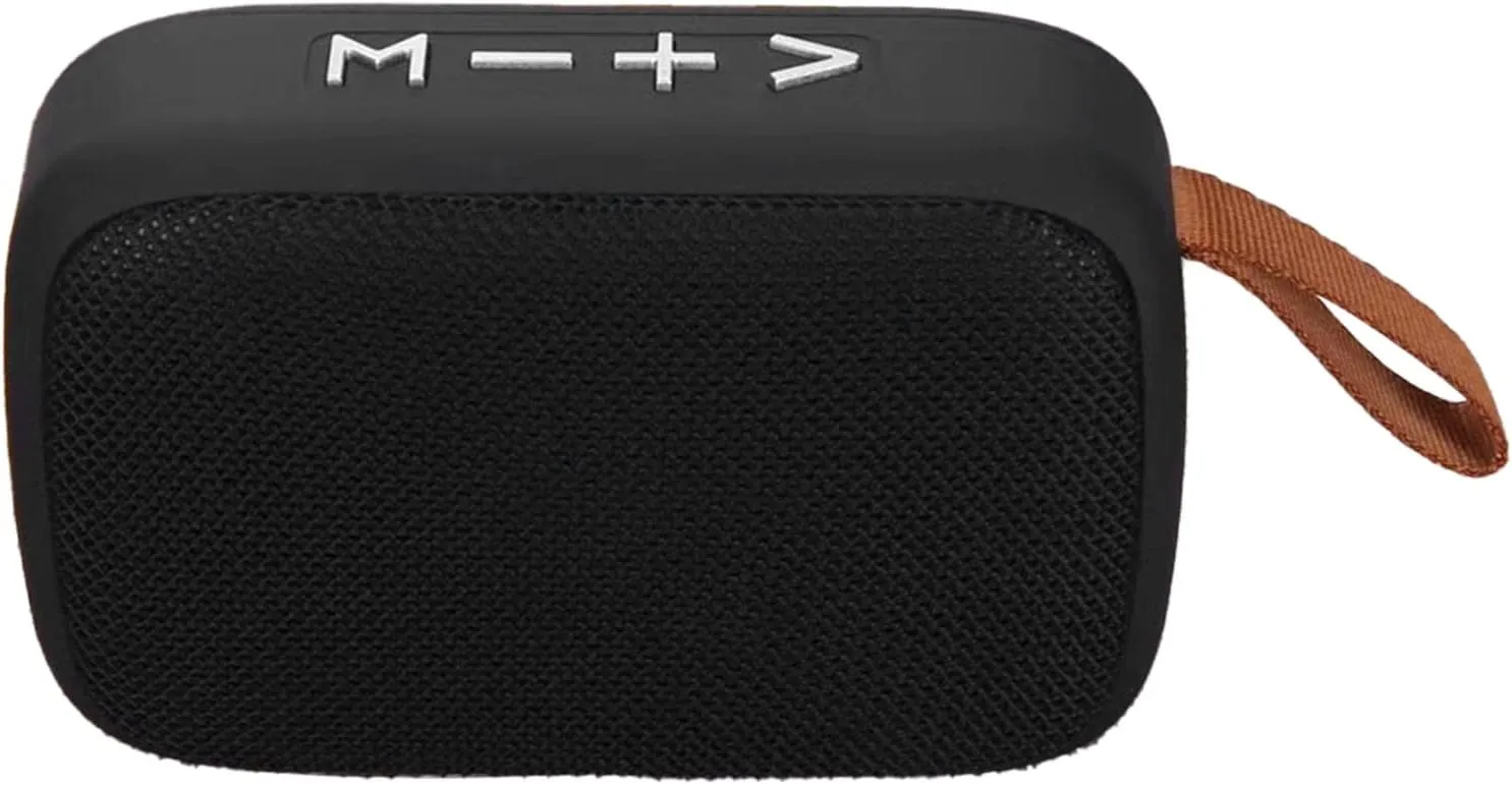 NEW Black, Portable Mini Speaker with Subwoofer and Memory Card Support,