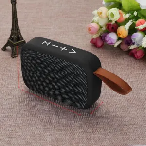 NEW Black, Portable Mini Speaker with Subwoofer and Memory Card Support,