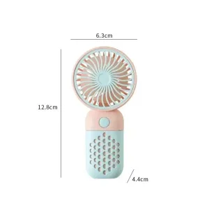 New Handheld USB Charging Mini Fan Cute Small Fan Portable Mini USB Fan Mini Pocket Fan
