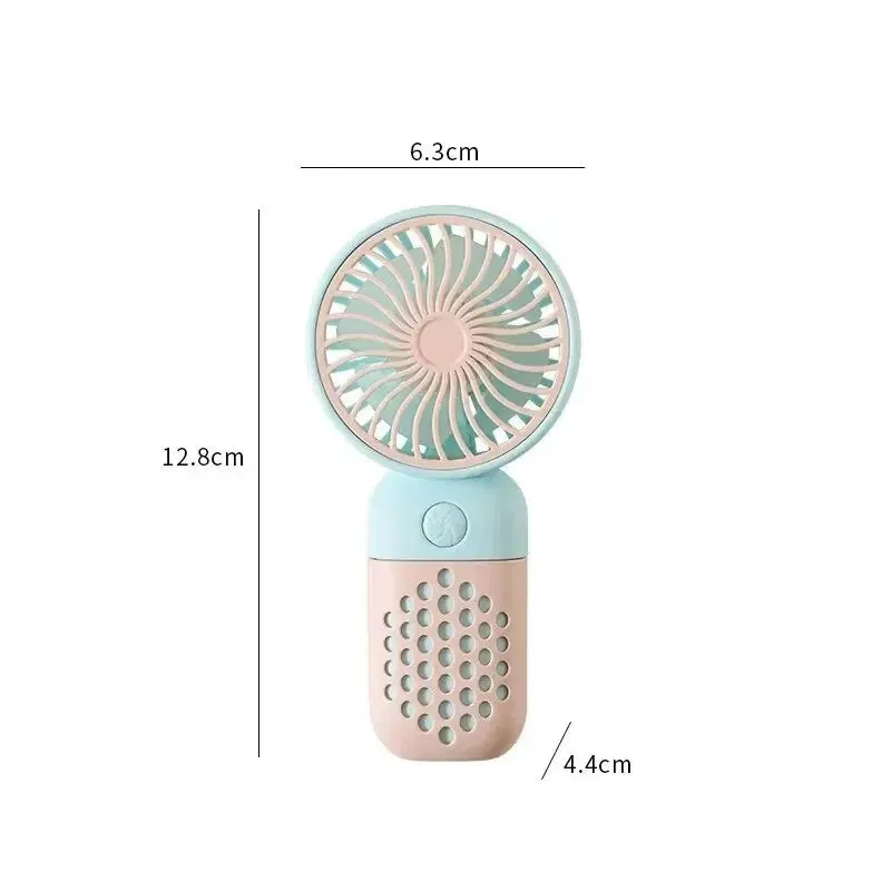 New Handheld USB Charging Mini Fan Cute Small Fan Portable Mini USB Fan Mini Pocket Fan