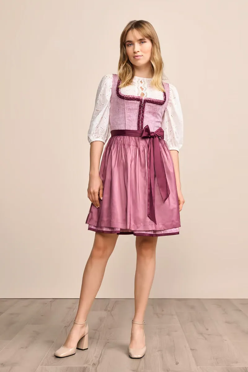 (new) Kruger Mini Dirndl 2pcs. 50cm "Maryanne" red