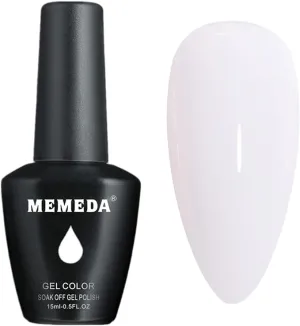 New MEMEDA Nail Gel Polish 15ML Colour Milky White UV LED Soak Off Clear Gel Polish
