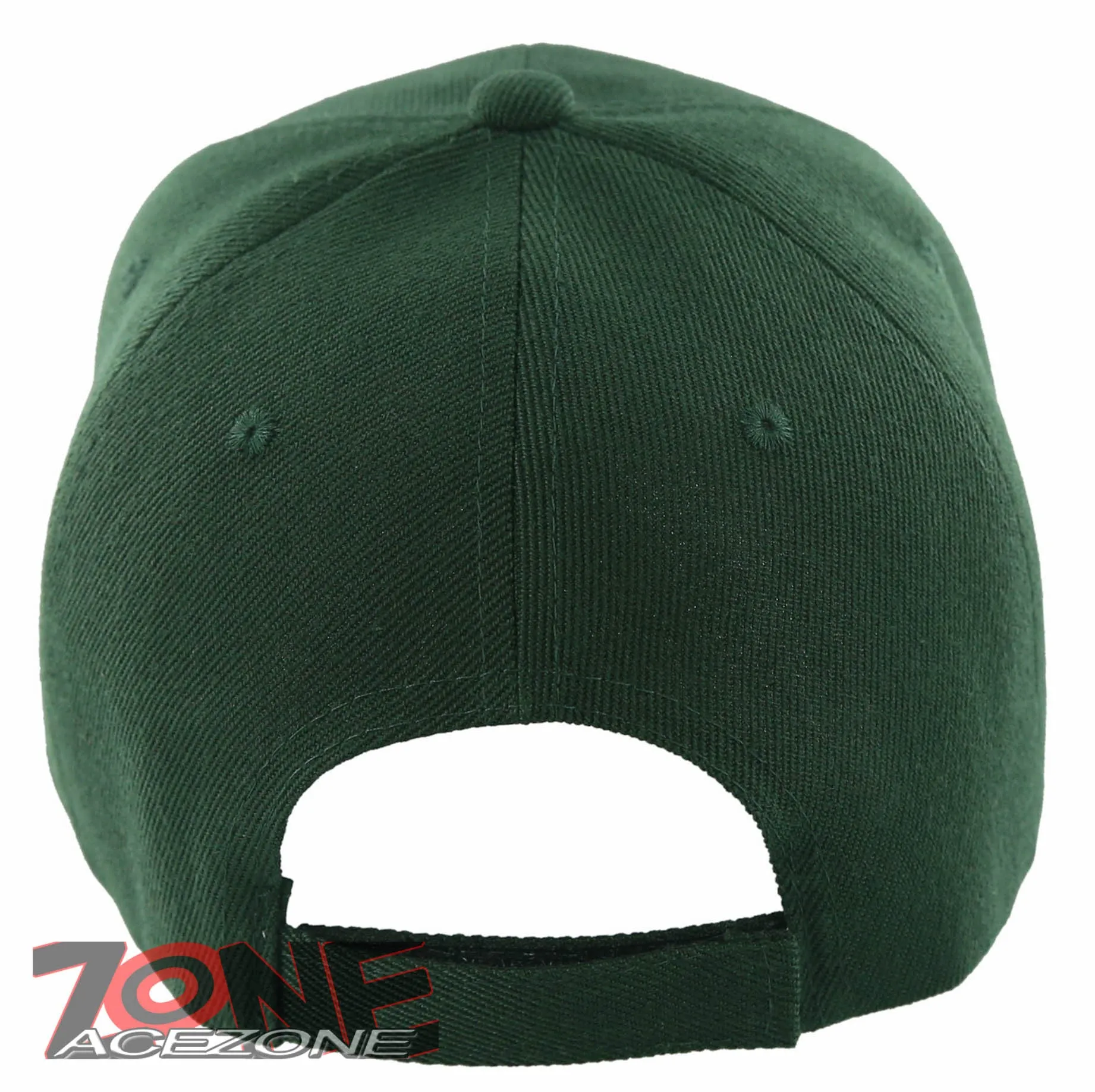 NEW! PLAIN SOLID ADJUSTABLE BASEBALL CAP HAT GREEN