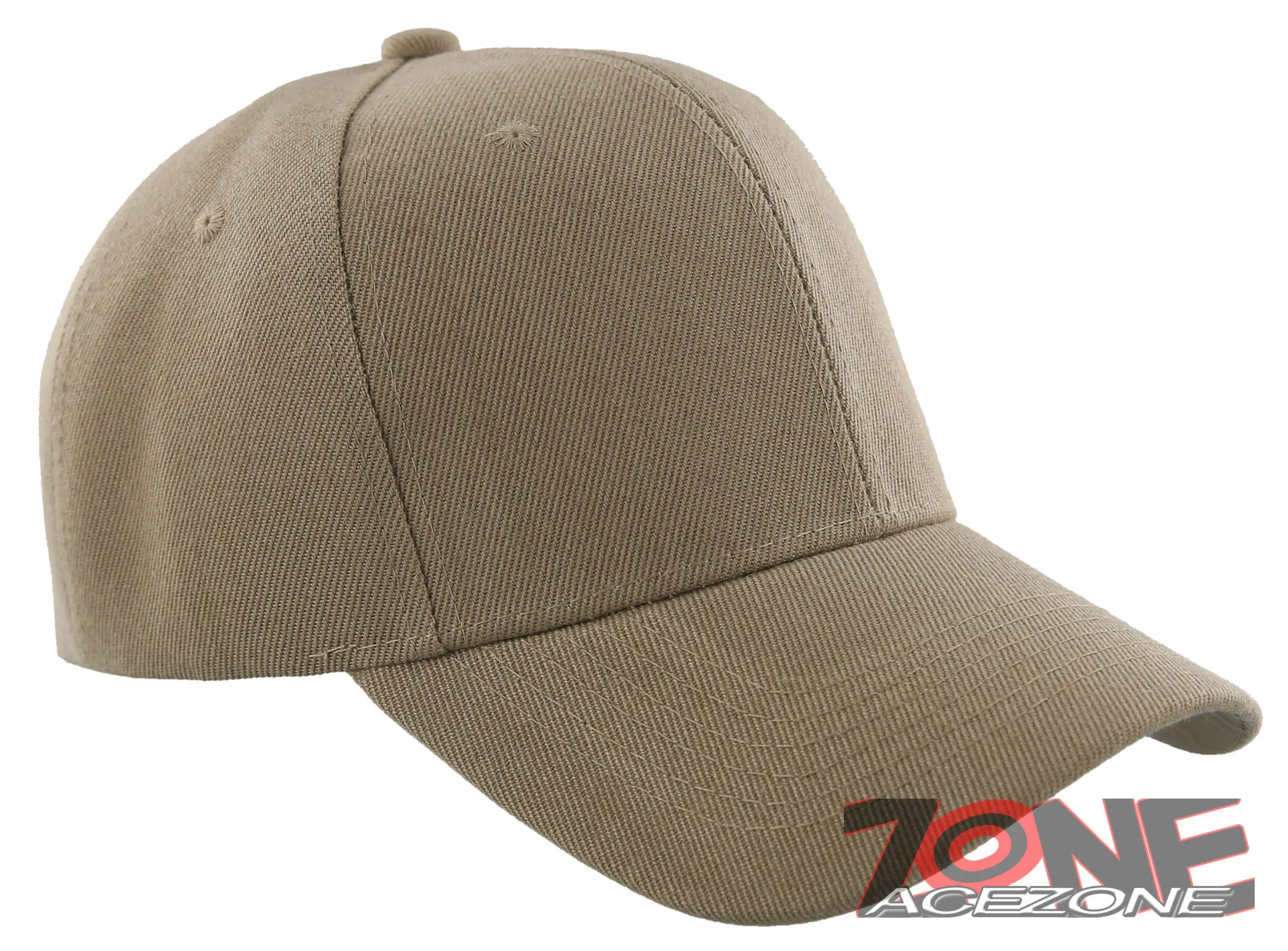 NEW! PLAIN SOLID ADJUSTABLE BASEBALL CAP HAT TAN