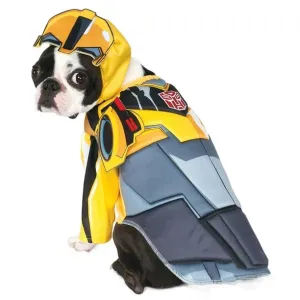New Rubies Costumes Transformers Deluxe Bumblebee Pet Costume Sz Medium!