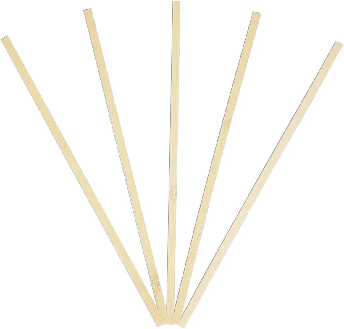 NEW Worown 30 pcs 11.8 Inch Strong Natural Bamboo Sticks, Wooden Craft Sticks, Extra Long Sticks, Wood Strips for Craft Projects, 3/8 Inch Width