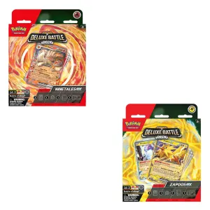 Ninetales ex & Zapdos ex Deluxe Battle Decks (Pair) POKEMON TCG