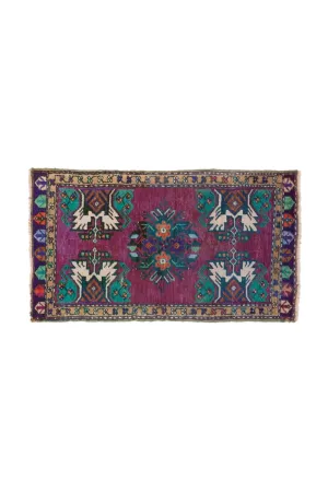 No. 1408 Mini Turkish Vintage Rug - 1'6.5'' x 2'9''