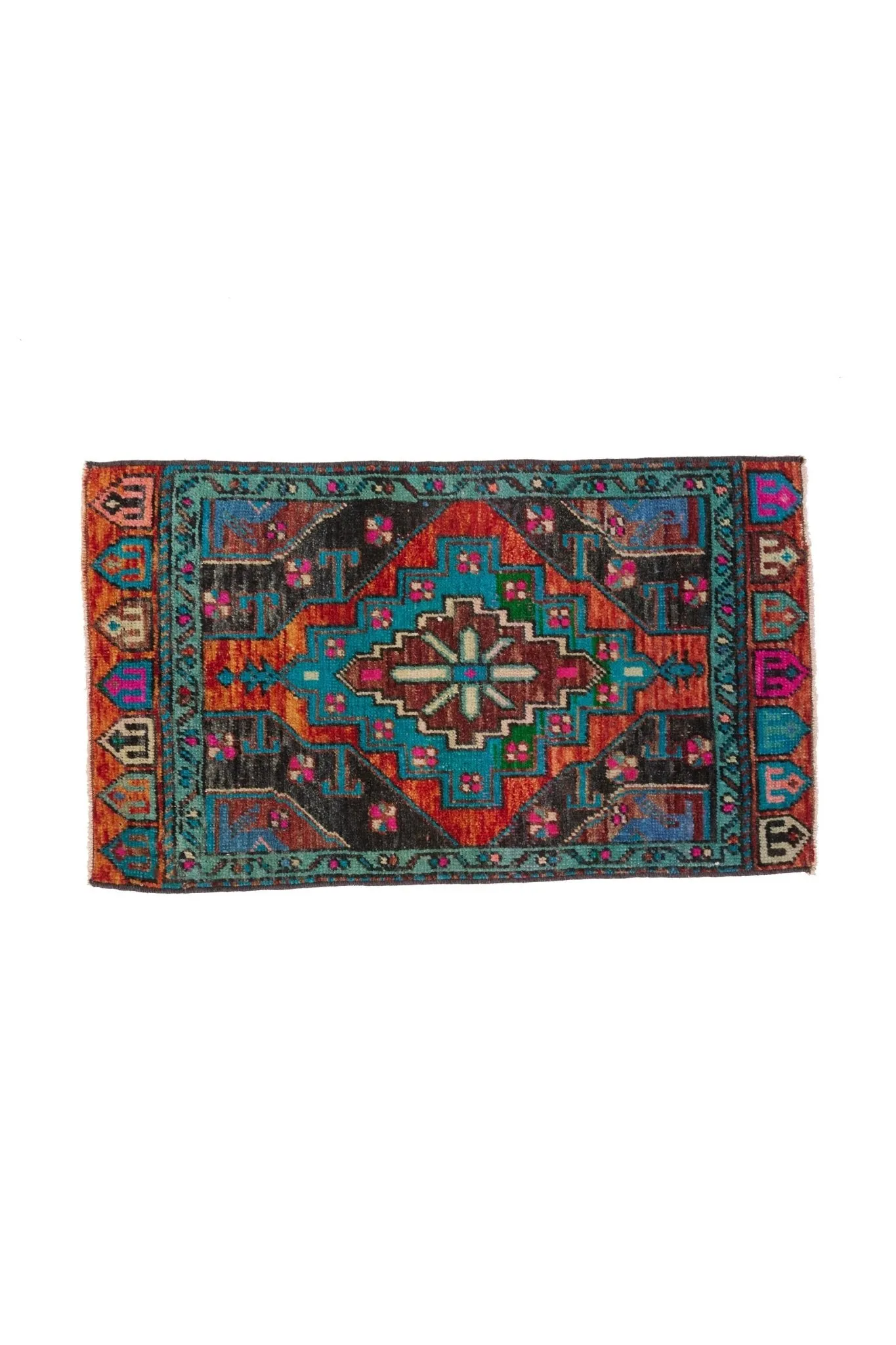 No. 1438 Mini Turkish Vintage Rug - 1'9.5'' x 3'1''