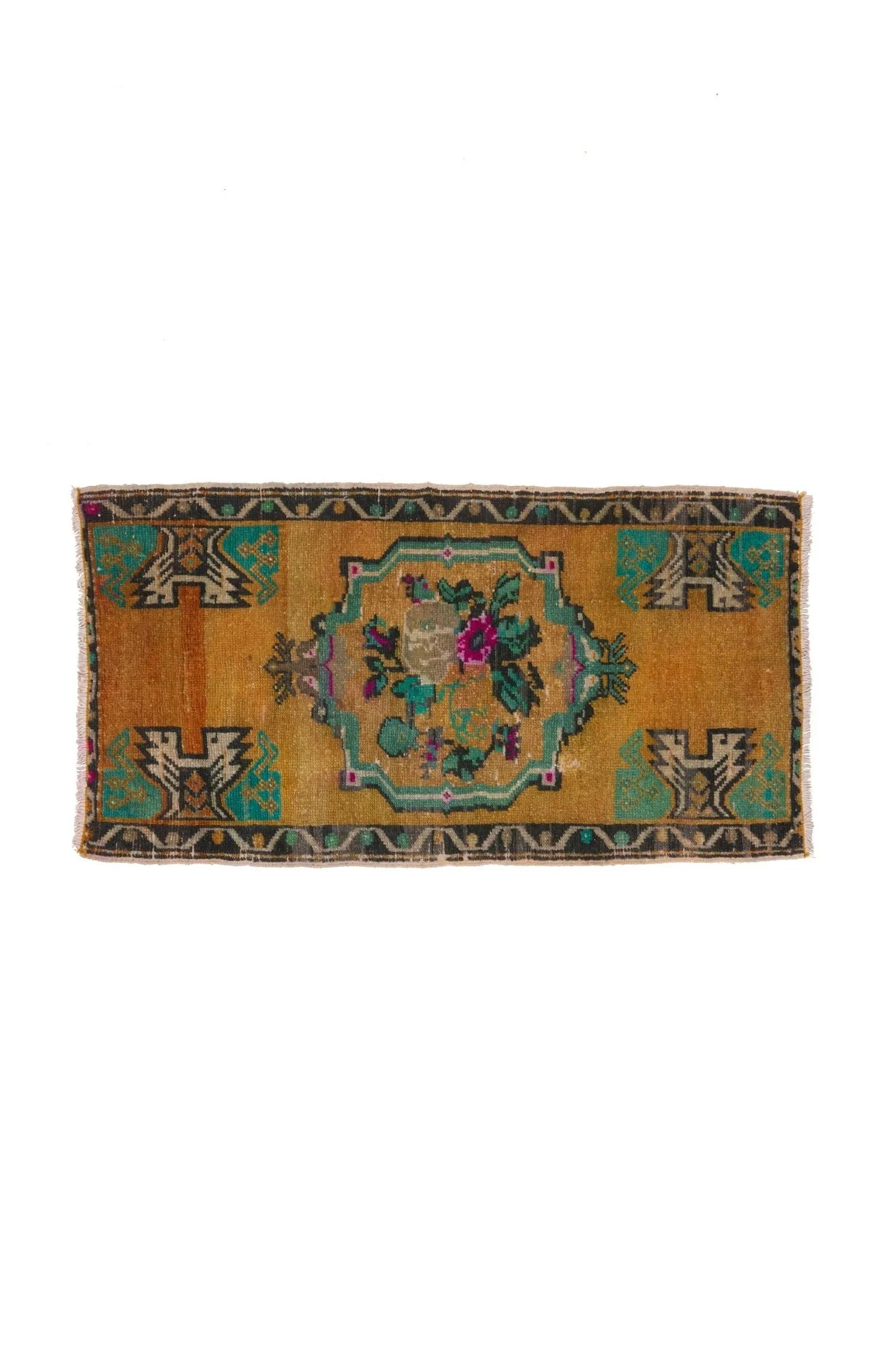 No. 1514 Mini Turkish Vintage Rug - 1'9.5" x 3'5"
