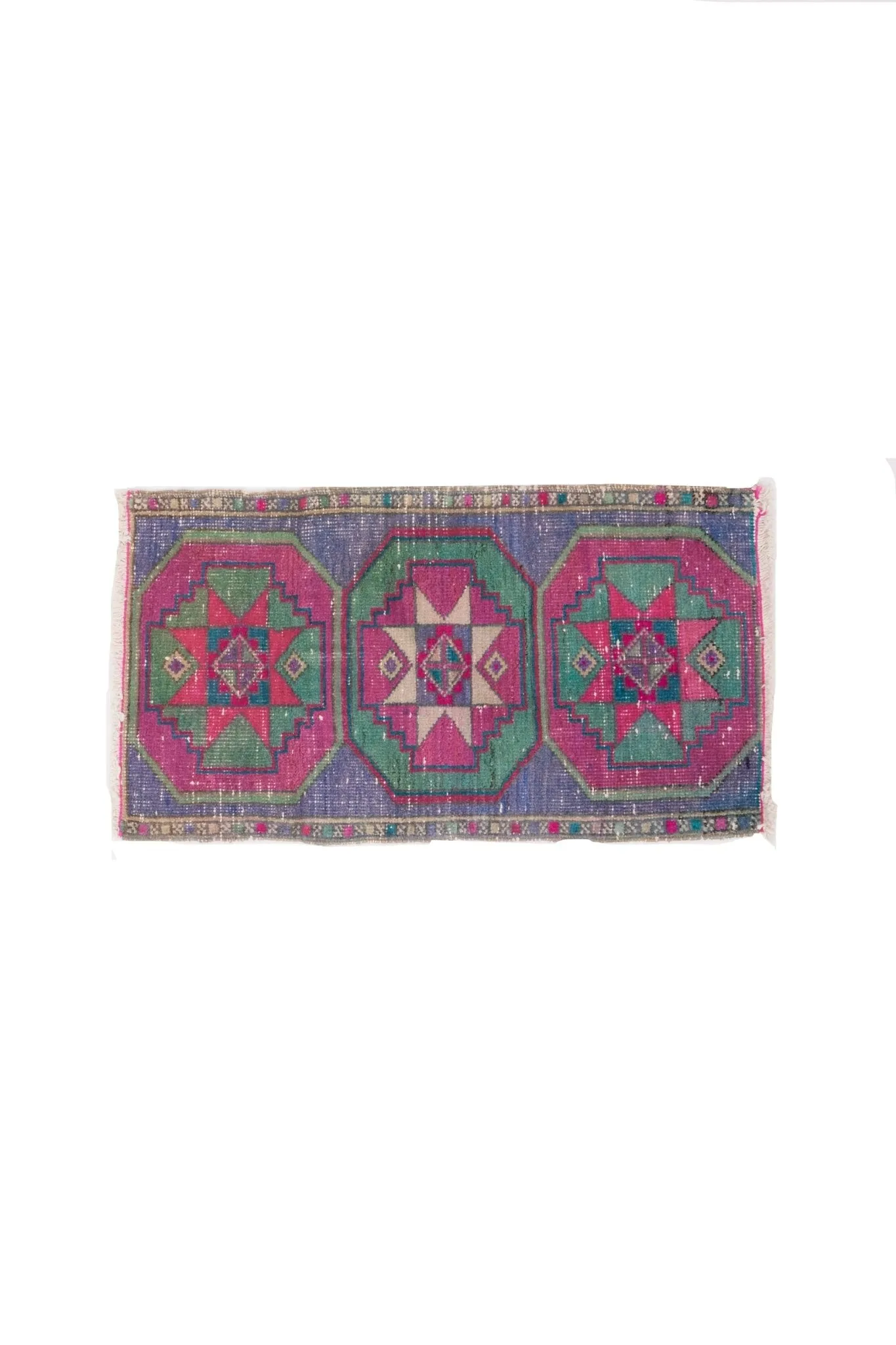 No. 1519 Mini Turkish Vintage Rug - 2'8" x 1'5"
