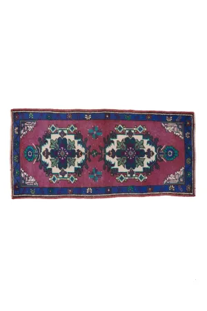 No. 1532 Mini Turkish Vintage Rug - 1'8.5'' x 3'4.5''