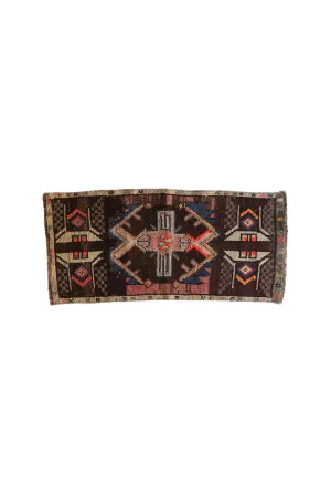No. 1610 Mini Turkish Vintage Rug - 1'5" x 3'1"