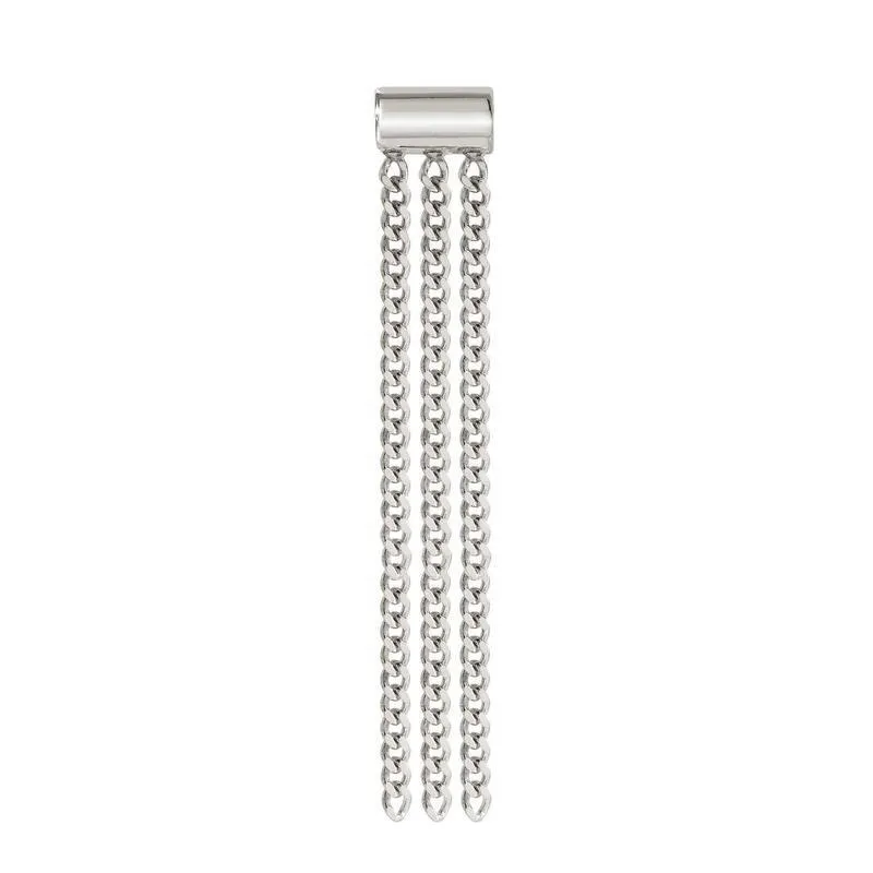 Nomination SeiMia Pendant, Long Triple Chain, Silver