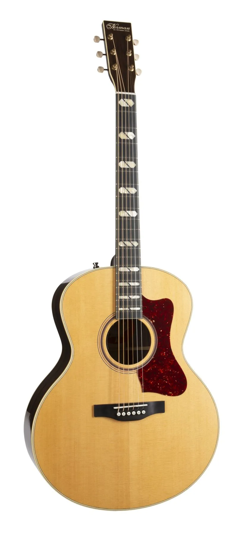 Norman 048519 / 050529 ST68 MJ Studio Series Mini Jumbo Natural HG Anthem with Carrying Bag MADE In CANADA